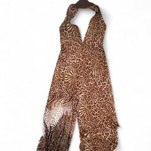 Zara Leopard Print Jumpsuit